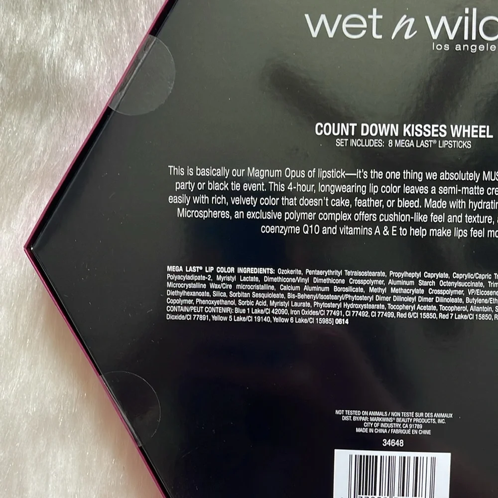 Wet N’ Wild Mega Last Lipstick Count Down Kisses Collection 8-Piece Set
